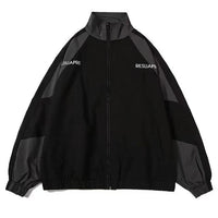 Versatile Windbreaker Jacket - Aria-Black-S-State of Style