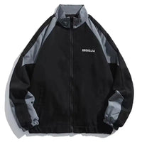 Versatile Windbreaker Jacket - Aria-Grey-S-State of Style