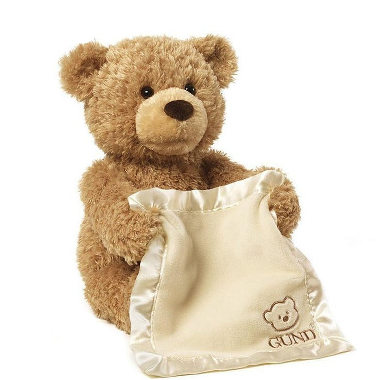 Interactive teddy bear with hide-and-seek function – speaks and moves its arms – approx. 30 cm