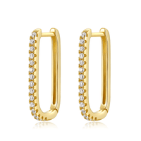 Vertical Zirconia Earrings – Inez-Gold-State of Style