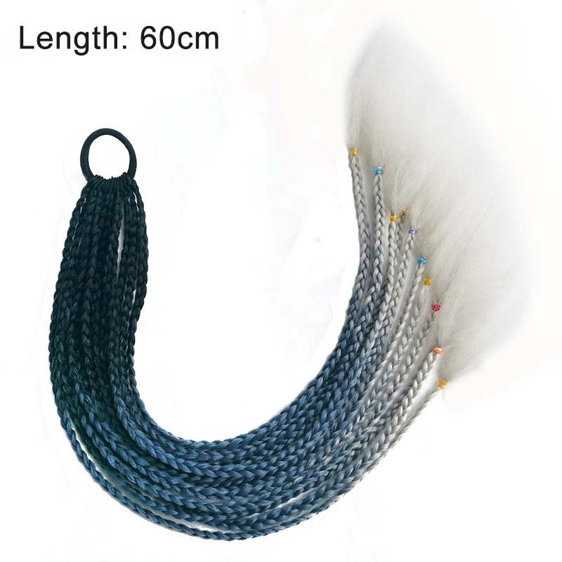 Vibrant Multi-Coloured Hair Extensions-Black Blue-State of Style