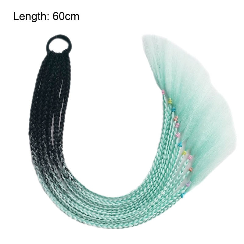 Vibrant Multi-Coloured Hair Extensions-Black Blue-State of Style