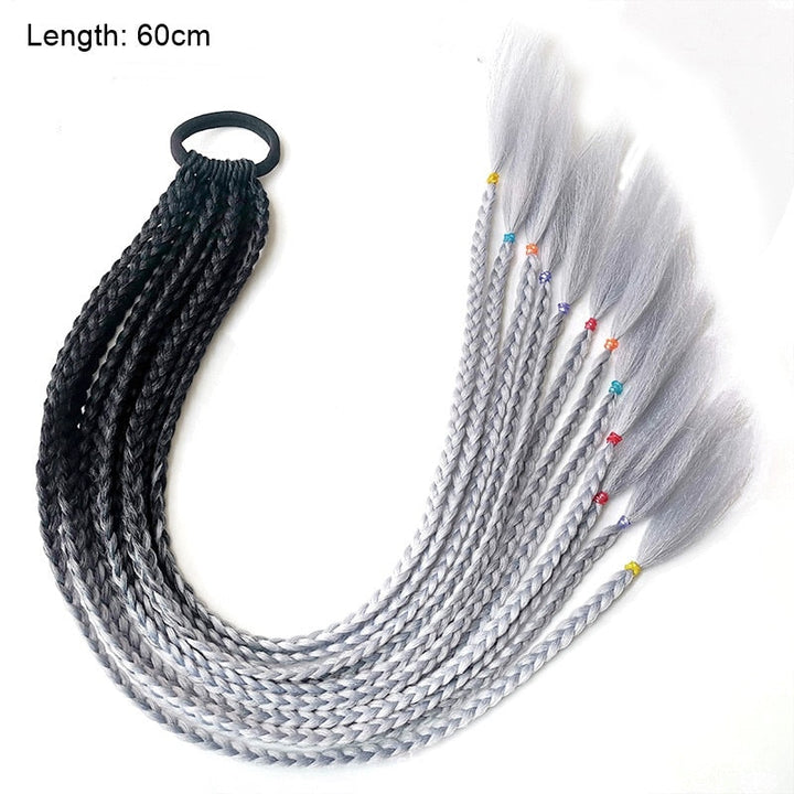 Vibrant Multi-Coloured Hair Extensions-Black Blue-State of Style