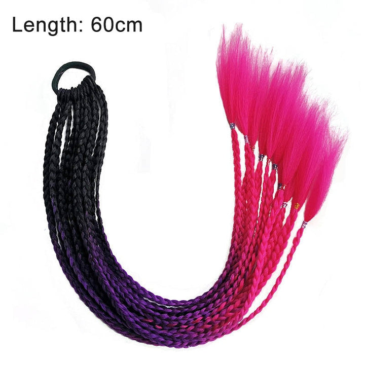 Vibrant Multi-Coloured Hair Extensions-Black Blue-State of Style