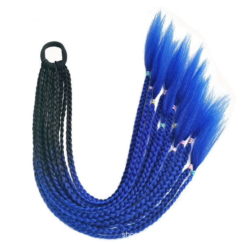 Vibrant Multi-Coloured Hair Extensions-Black Royal Blue-State of Style