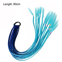 Vibrant Multi-Coloured Hair Extensions-Blue-State of Style