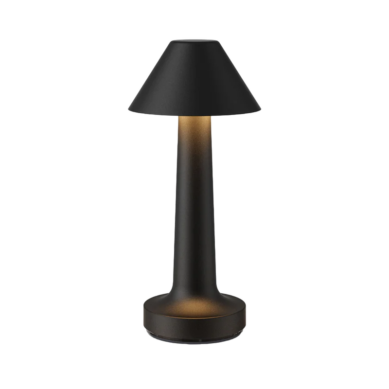 Victor Modern Dimmable Table Lamp-Black-Cone-State of Style