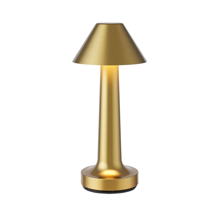 Victor Modern Dimmable Table Lamp-Gold-Cone-State of Style