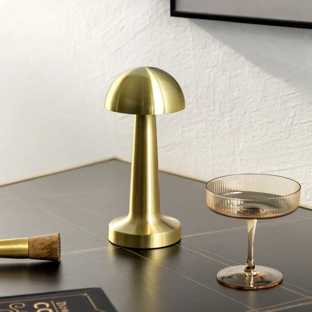 Victor Modern Dimmable Table Lamp-Gold-Cylinder-State of Style