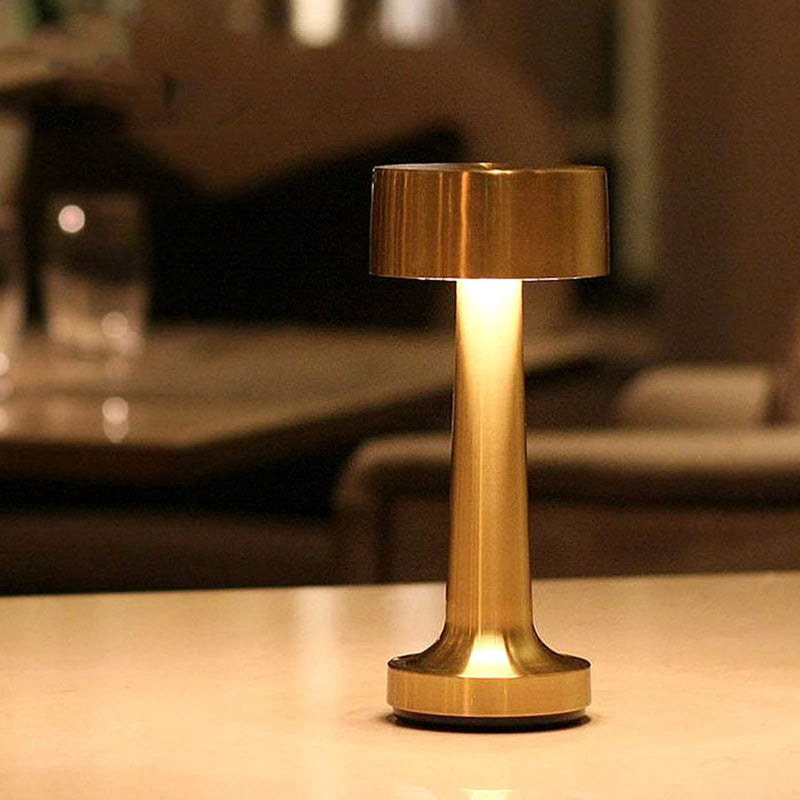 Victor Modern Dimmable Table Lamp-Gold-Cylinder-State of Style