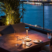 Victor Modern Dimmable Table Lamp-Gold-Cylinder-State of Style