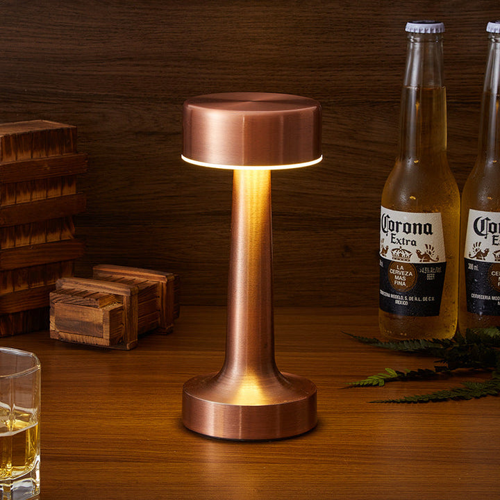 Victor Modern Dimmable Table Lamp-Gold-Cylinder-State of Style
