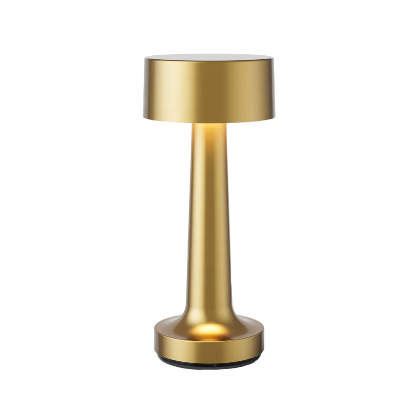 Victor Modern Dimmable Table Lamp-Gold-Cylinder-State of Style