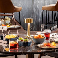 Victor Modern Dimmable Table Lamp-Gold-Cylinder-State of Style