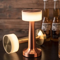 Victor Modern Dimmable Table Lamp-Gold-Cylinder-State of Style