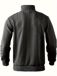 Victor Vintage Men's Sweater with Zip-White-S-State of Style