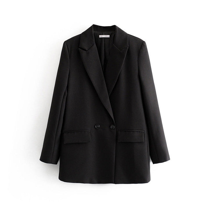 Vintage Blazer for Women – Timeless Elegance with Retro Charm-Black-S-State of Style