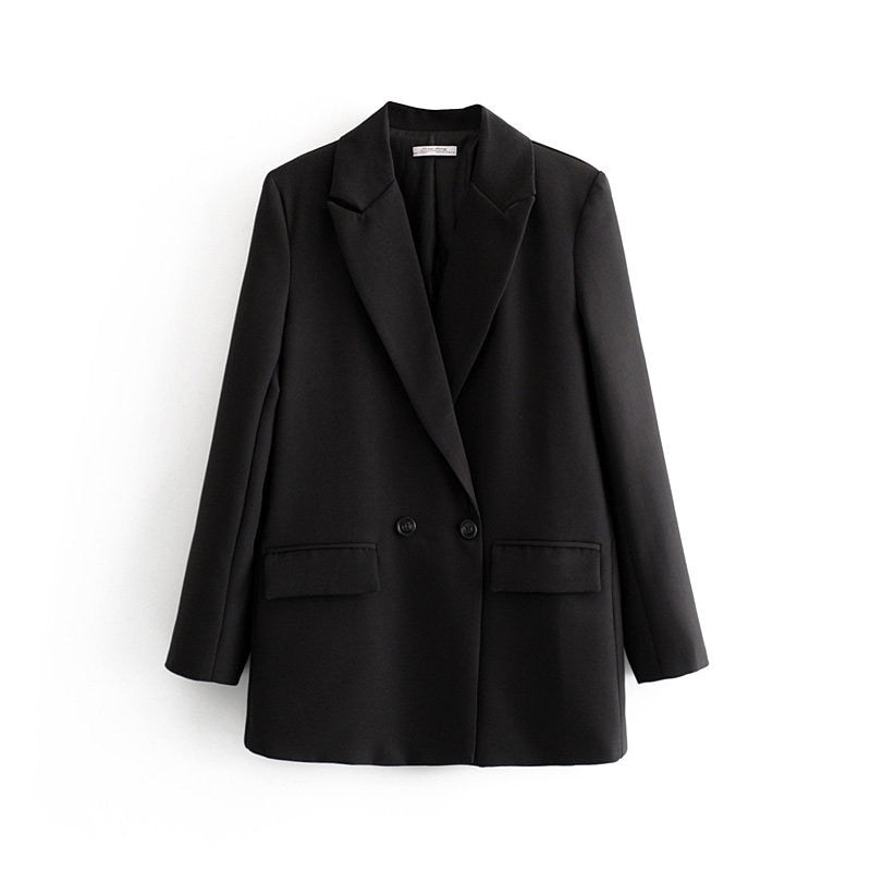 Vintage Blazer for Women – Timeless Elegance with Retro Charm-Black-S-State of Style