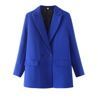 Vintage Blazer for Women – Timeless Elegance with Retro Charm-Dark Blue-S-State of Style