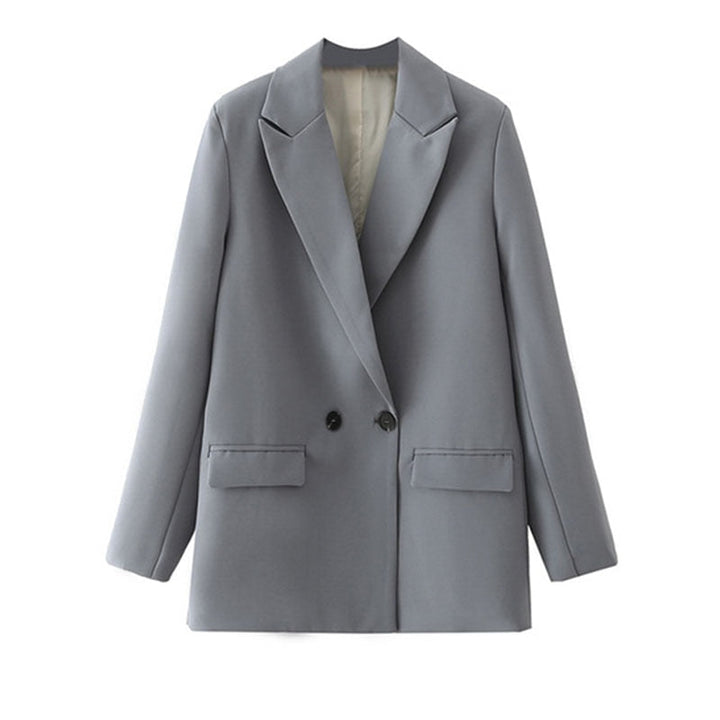 Vintage Blazer for Women – Timeless Elegance with Retro Charm-Dark Grey-S-State of Style