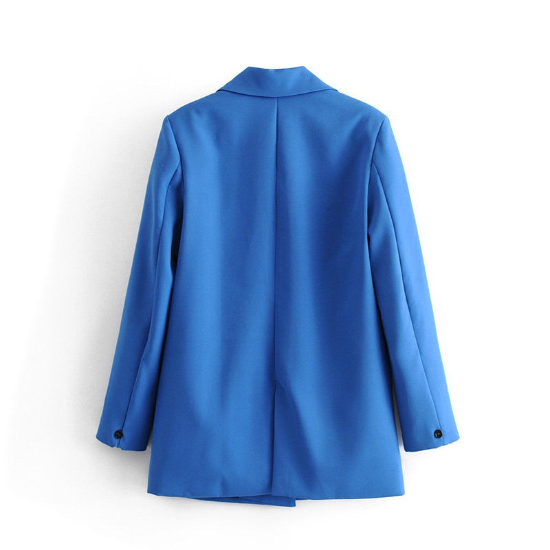 Vintage Blazer for Women – Timeless Elegance with Retro Charm-Dark Khaki-S-State of Style