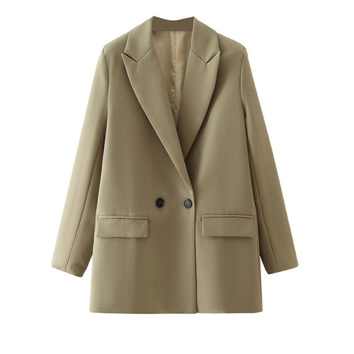 Vintage Blazer for Women – Timeless Elegance with Retro Charm-Dark Khaki-S-State of Style