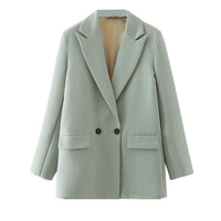 Vintage Blazer for Women – Timeless Elegance with Retro Charm-Green Tea-S-State of Style