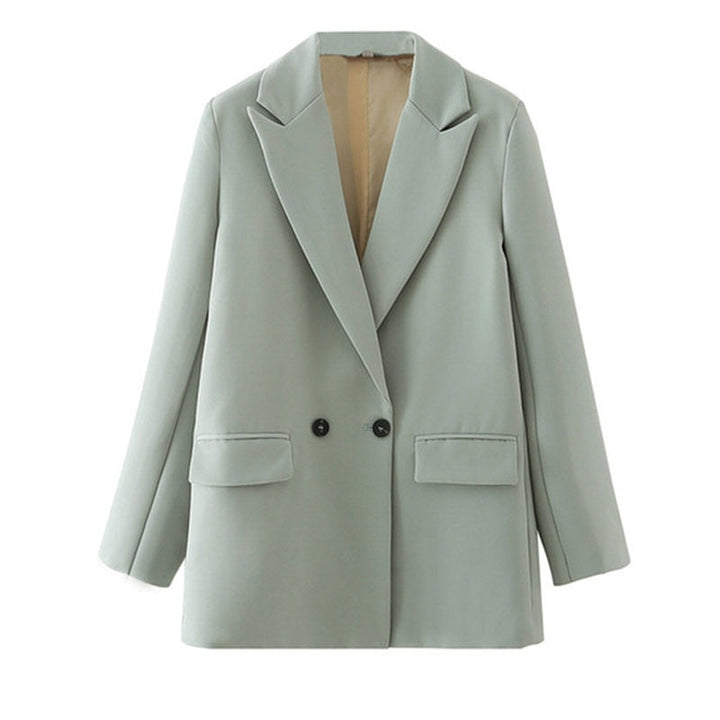 Vintage Blazer for Women – Timeless Elegance with Retro Charm-Green Tea-S-State of Style