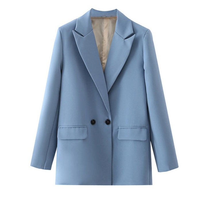 Vintage Blazer for Women – Timeless Elegance with Retro Charm-Light Blue-S-State of Style