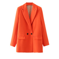 Vintage Blazer for Women – Timeless Elegance with Retro Charm-Red-S-State of Style