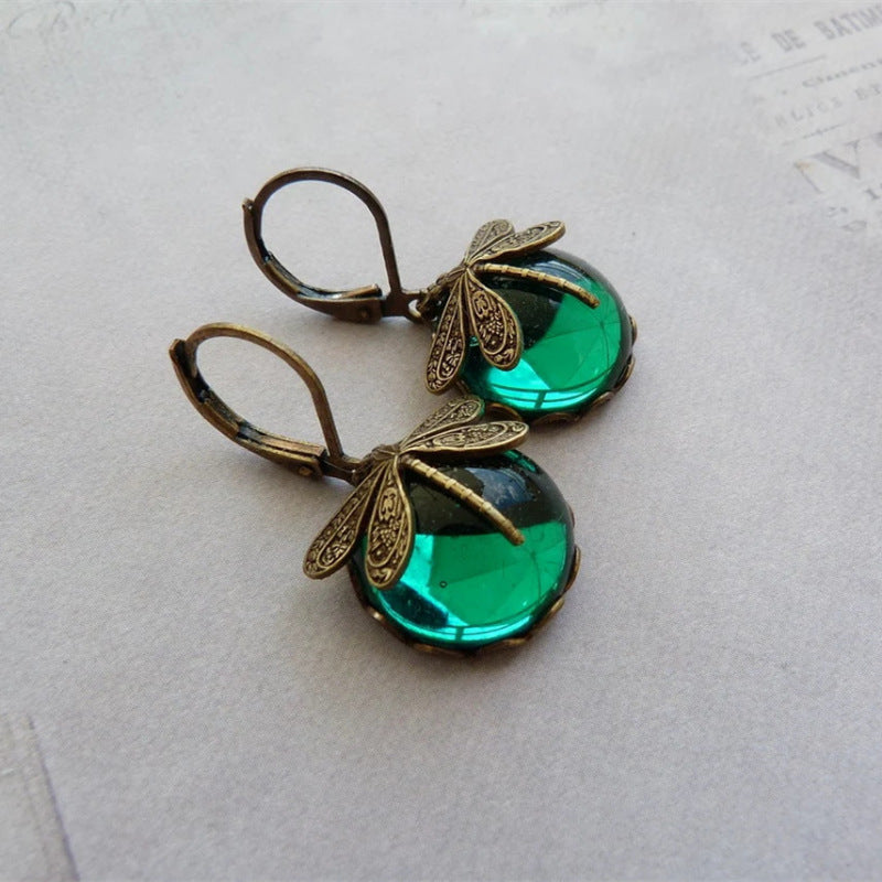 Vintage Butterfly Earrings - Aurora (1+1 FREE)-Dark Green-State of Style