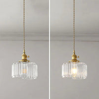 Vintage Crystal Pendant Light - Celeste-Green-Single Head-State of Style