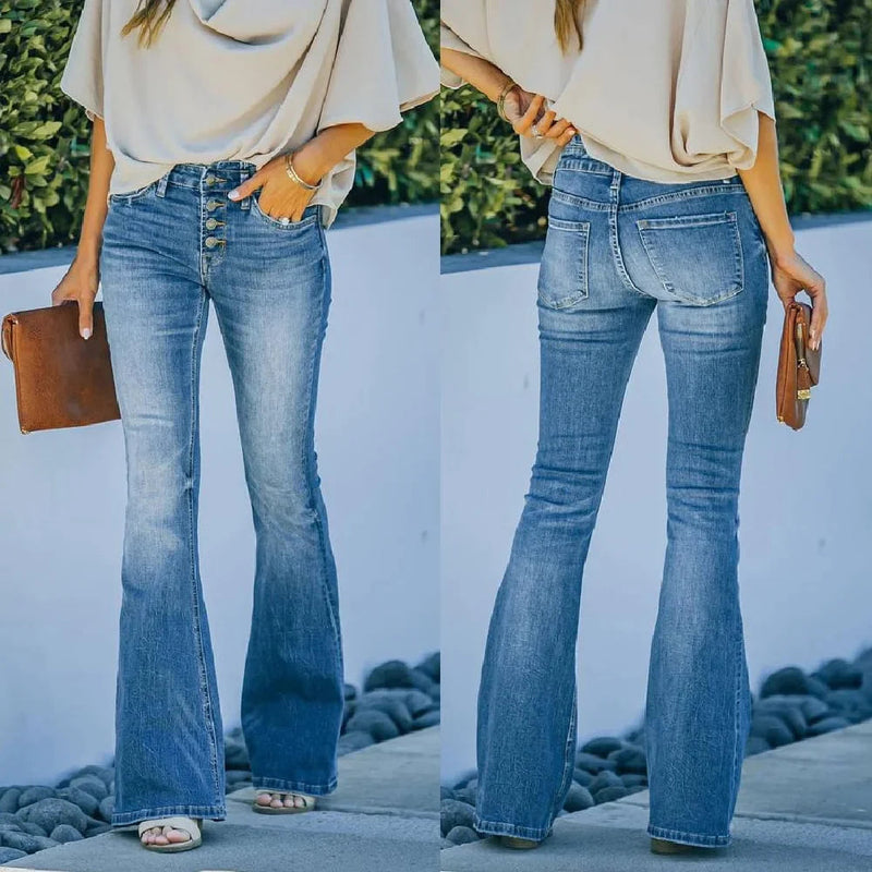 Vintage Flared Women's Jeans - Livia-S-State of Style