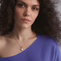 Vintage Gold Pearl Necklace - Lumina-State of Style