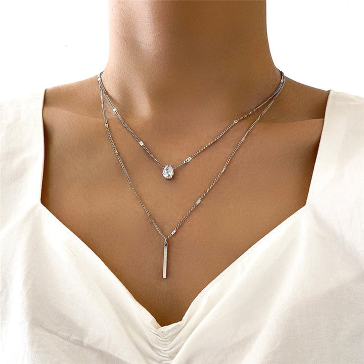 Vintage Gold Pendant Necklace Set | Sparkling Jewellery-Gold-State of Style