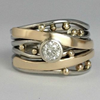 Vintage Gold Zirconia Ring – Celia-6-State of Style