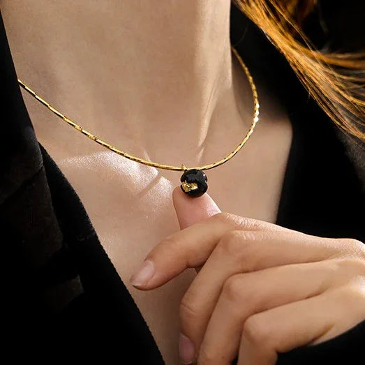 Vintage Golden Crack Necklace - Iris-State of Style