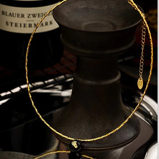 Vintage Golden Crack Necklace - Iris-State of Style