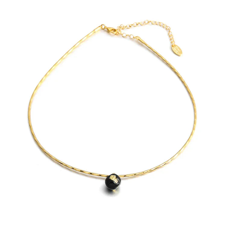 Vintage Golden Crack Necklace - Iris-State of Style