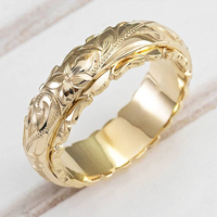 Vintage Golden Flower Ring - Floriana-6-State of Style