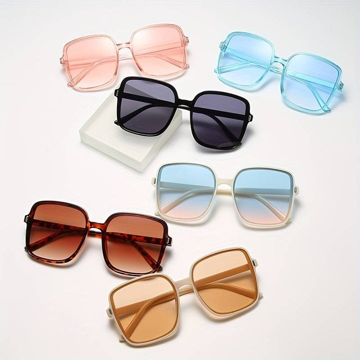 Vintage-Inspired Oversized Square Sunglasses – Chic & Trendy-A1-State of Style
