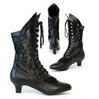 Vintage Ladies Ankle Boots - Nora-White-4-State of Style