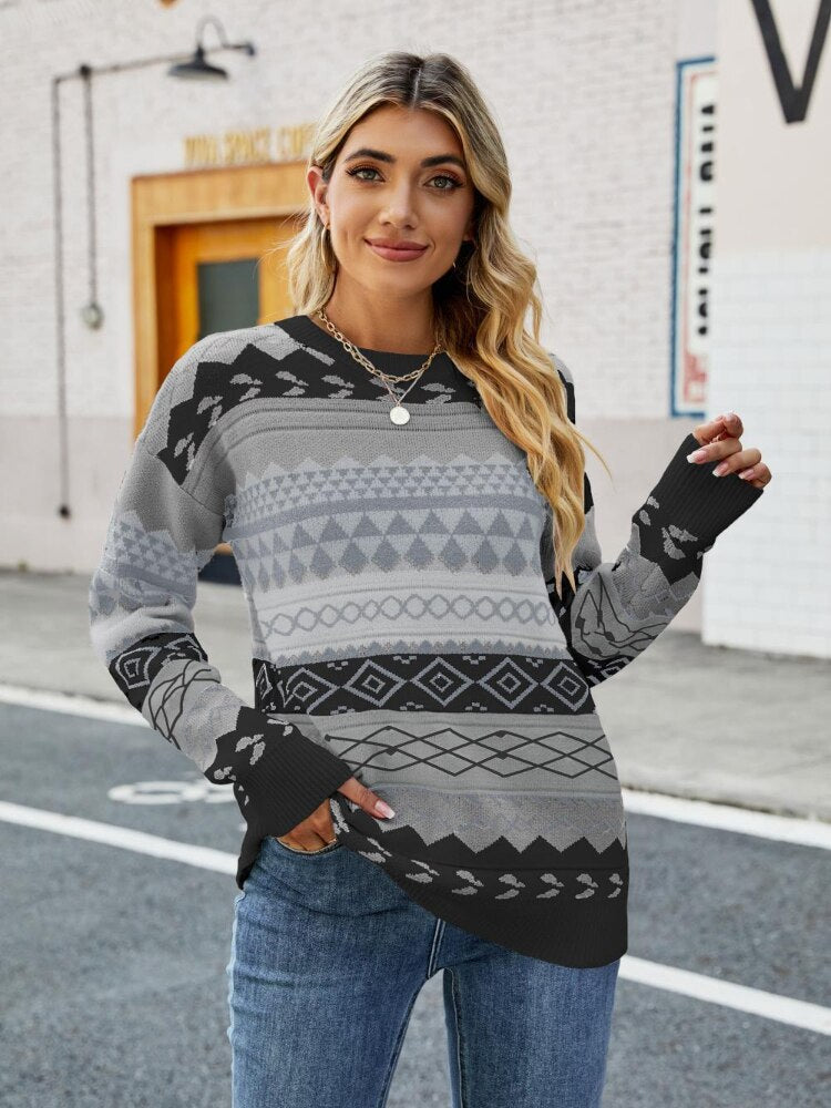 Vintage Ladies Sweater - Sophie-Black-S-State of Style