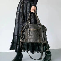 Vintage Leather Handbag - Marisol-State of Style