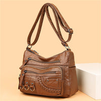 Vintage Leather Ladies Handbag - Isabella-Brown-State of Style