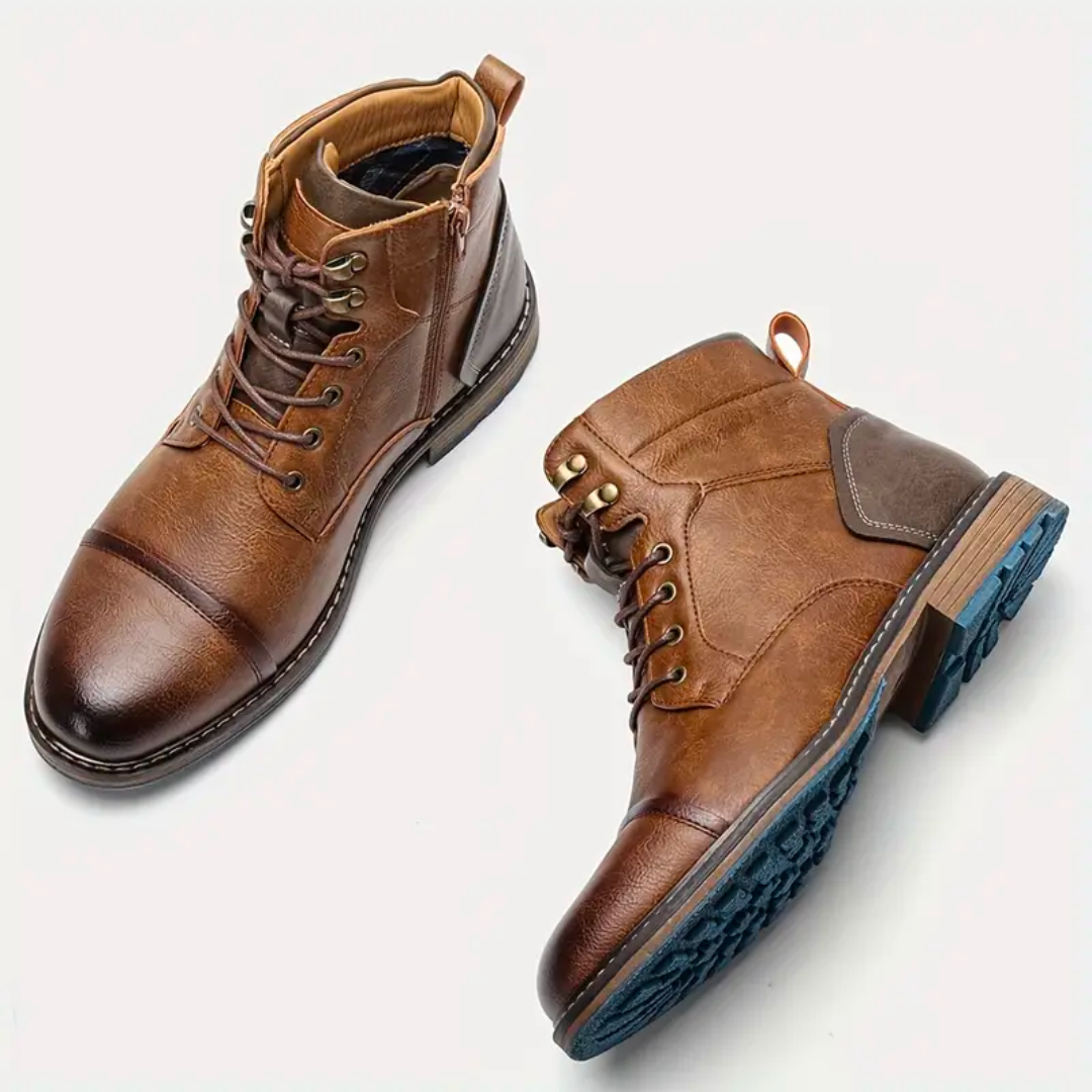 Vintage Leather Men's Shoes - Oliver-6.5-State of Style