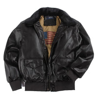 Vintage Leather Motorcycle Jacket for Winter - Maxim-Black-XS-State of Style