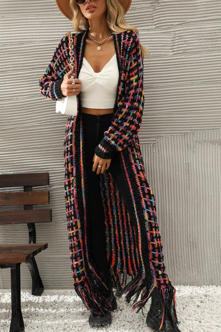 Vintage Long Cardigan - Livia-Multicoloured (nearly sold out)-S-State of Style