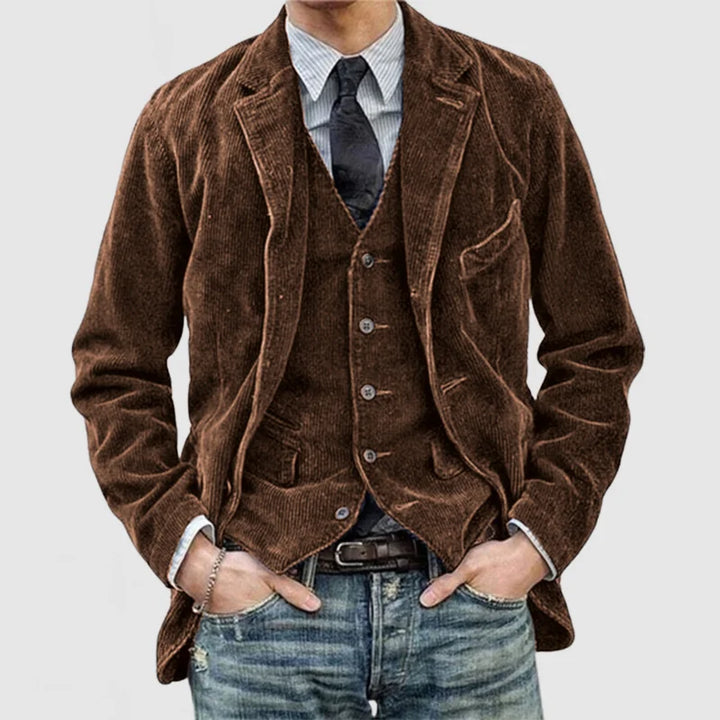 Vintage Men's Blazer and Waistcoat Set - Alexander-Brown-S-State of Style
