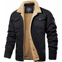 Vintage Men's Bomber Jacket - Olaf-Black-S-State of Style